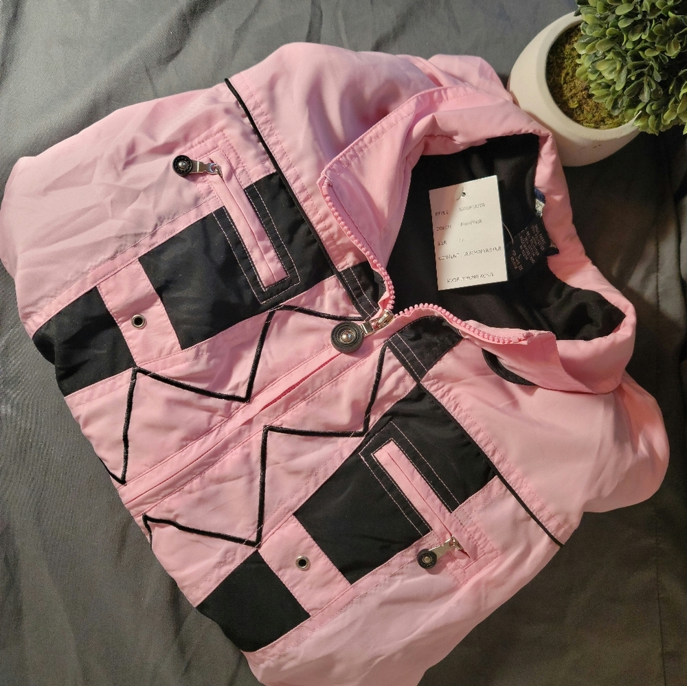 NWT Boston Proper Women's jacket size M Pink light weight